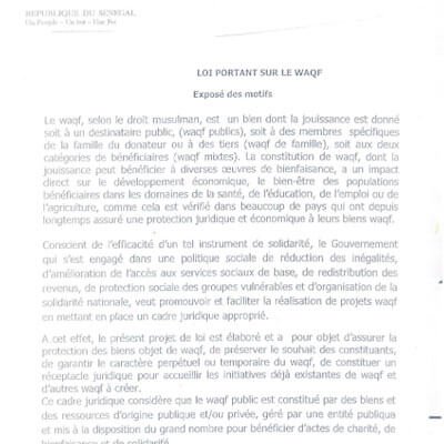 La loi sur le waqf